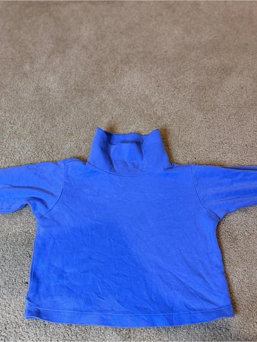Vintage Rainbow Tag Gymboree Blue Turtleneck Kids Small 90s